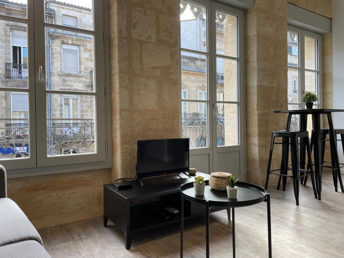 Magnifique Appartement Pour 2 Avec Climatisation Et Belle Pierre Bordelaise Бордо Екстер'єр фото