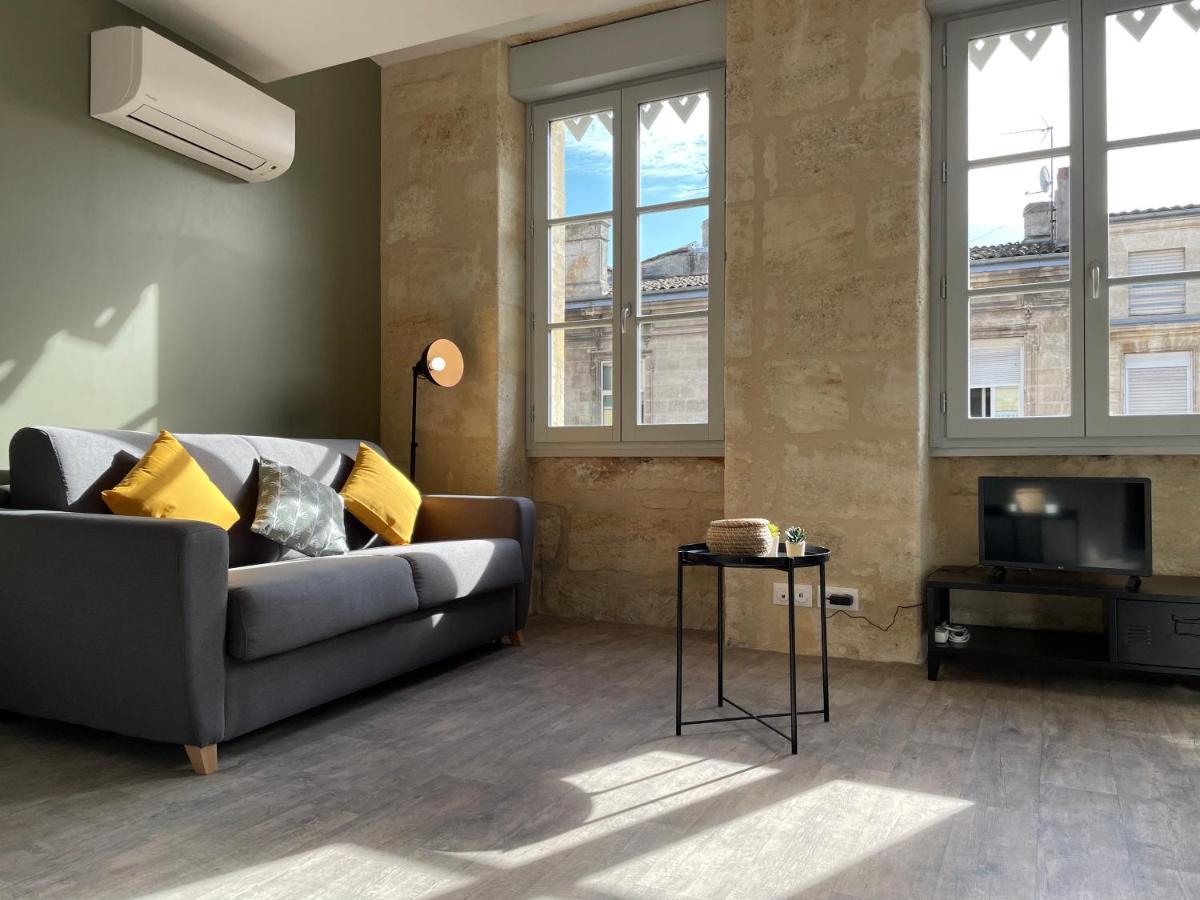 Magnifique Appartement Pour 2 Avec Climatisation Et Belle Pierre Bordelaise Бордо Екстер'єр фото