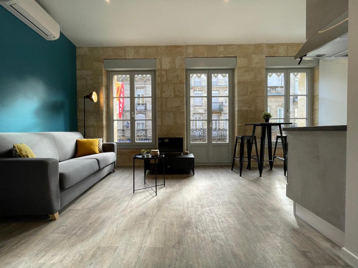 Magnifique Appartement Pour 2 Avec Climatisation Et Belle Pierre Bordelaise Бордо Екстер'єр фото