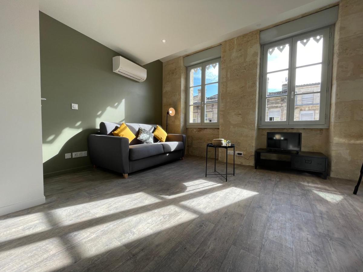 Magnifique Appartement Pour 2 Avec Climatisation Et Belle Pierre Bordelaise Бордо Екстер'єр фото