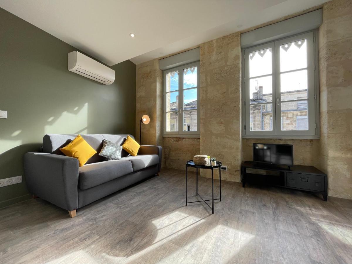 Magnifique Appartement Pour 2 Avec Climatisation Et Belle Pierre Bordelaise Бордо Екстер'єр фото