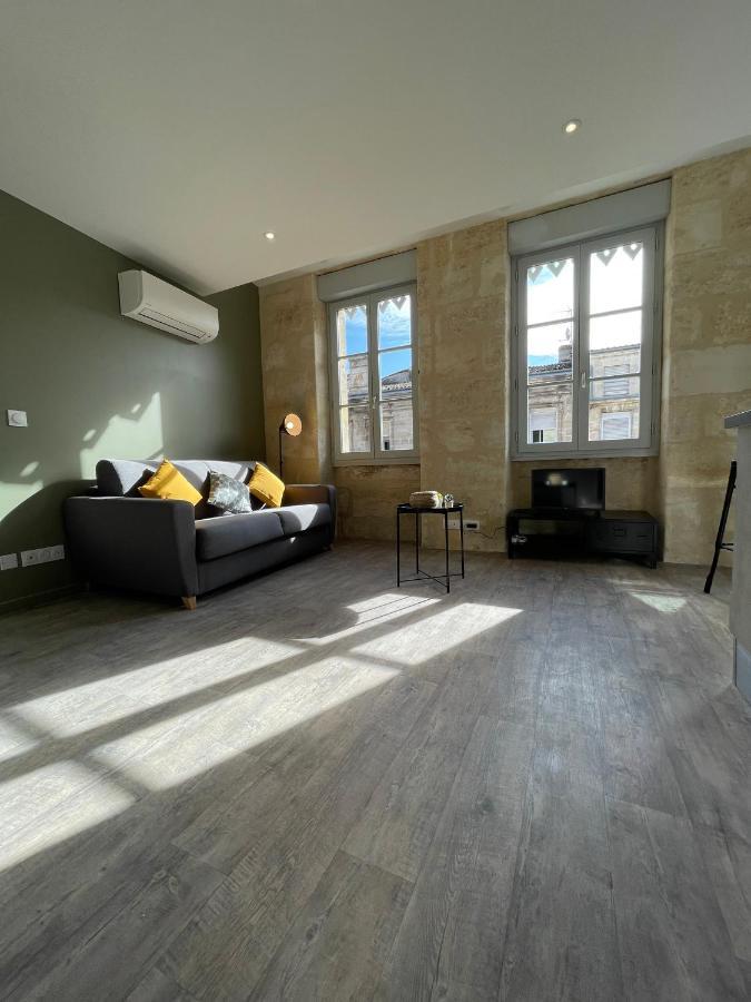 Magnifique Appartement Pour 2 Avec Climatisation Et Belle Pierre Bordelaise Бордо Екстер'єр фото